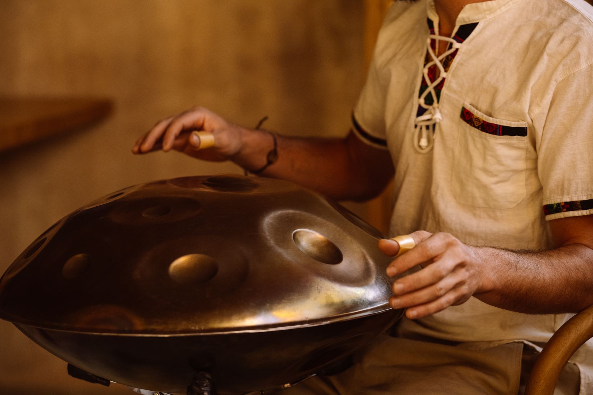 Handpan en ceremonia musical